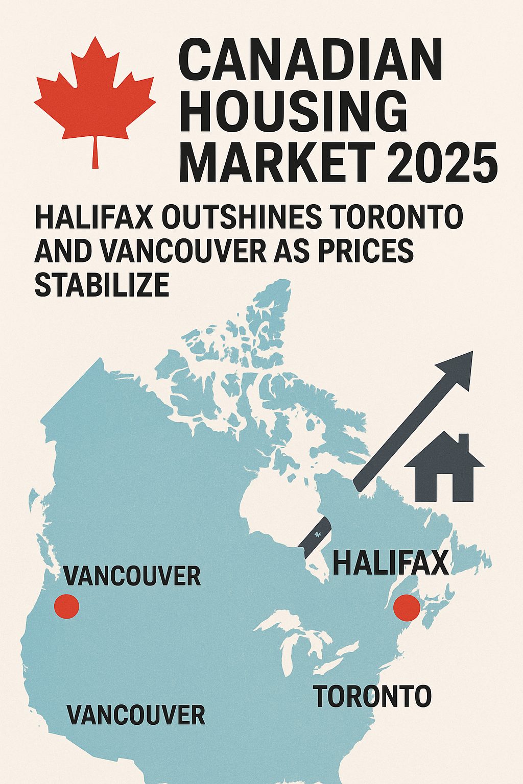 Canadian-Housing-Market-May-2025:-Halifax Outshines Toronto-and-Vancouver-as-Prices-Stabilize