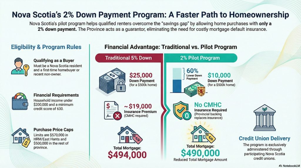 Nova Scotia's 2% Down Payment Program: What First-Time Homebuyers Need to Know
