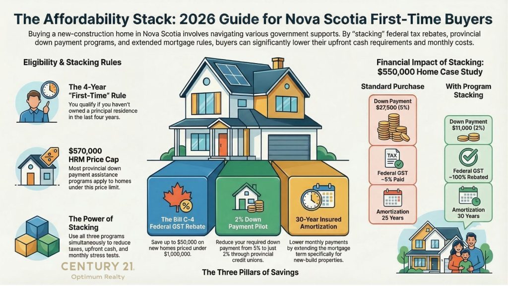 How Nova Scotia First-Time Buyers Can Stack Federal and Provincial Programs to Make New Construction More Affordable